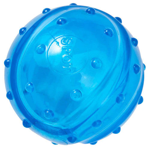 Spot Play Strong Scent-Station Ball Dog Toy Bacon Blue 3.25 in - Image 2