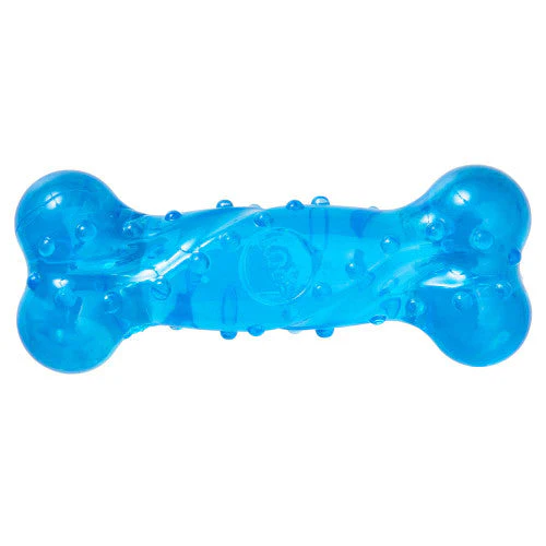 Spot Play Strong Scent-Station Bone Dog Toy Bacon Blue 5 in - Image 2