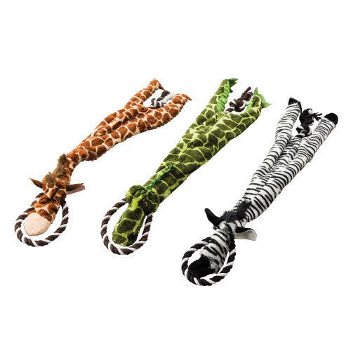Skinneeez Tugs Dog Toy Jungle Assorted 23 in - Image 2