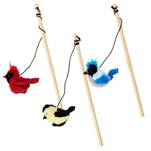 Spot Songbird Teaser Wand Cat Toy Assorted 16 in - Image 2