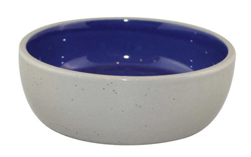 Spot Standard Crock Cat Saucer Tan, Blue 5 in - Image 2