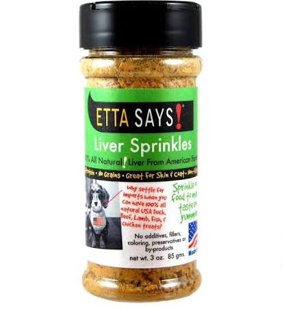 Etta Says Dog Natural Liver Sprinkles 3oz !!{L+x} - Image 2