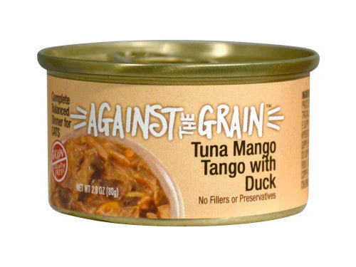 Against the Grain Tuna Mango Tango With Duck Dinner Wet Cat Food 2.8oz - Image 2