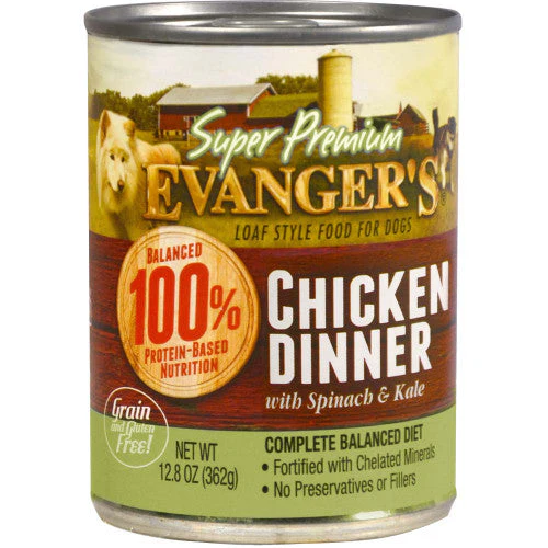 Evanger's Super Premium Wet Dog Food Chicken 12.8oz 12pk - Image 2