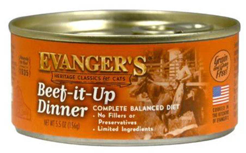 Evanger's Heritage Classic Wet Cat Food Beef It Up 5.5oz 24pk - Image 2