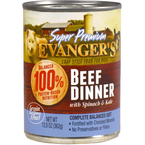 Evanger's Super Premium Wet Dog Food Beef 12.8oz 12pk - Image 2