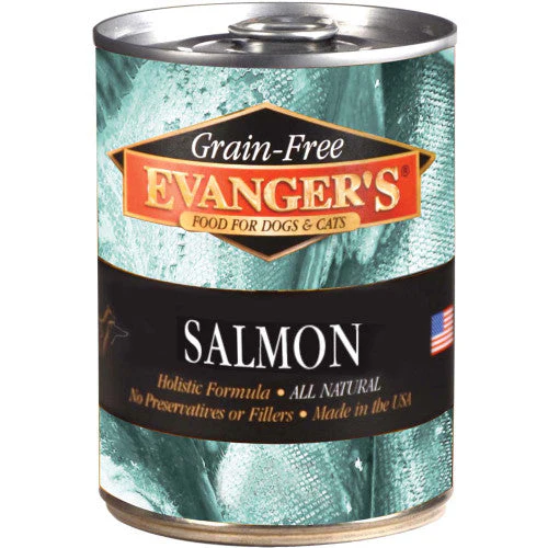 Evanger's Grain-Free Wet Dog & Cat Food Wild Salmon 12oz 12pk - Image 2