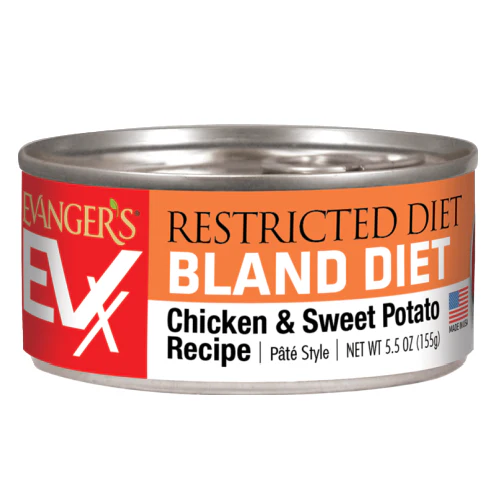 Evanger's EVx Restricted Diet Bland Diet Wet Cat Food Chicken & Sweet Potato 24ea/5.5 oz