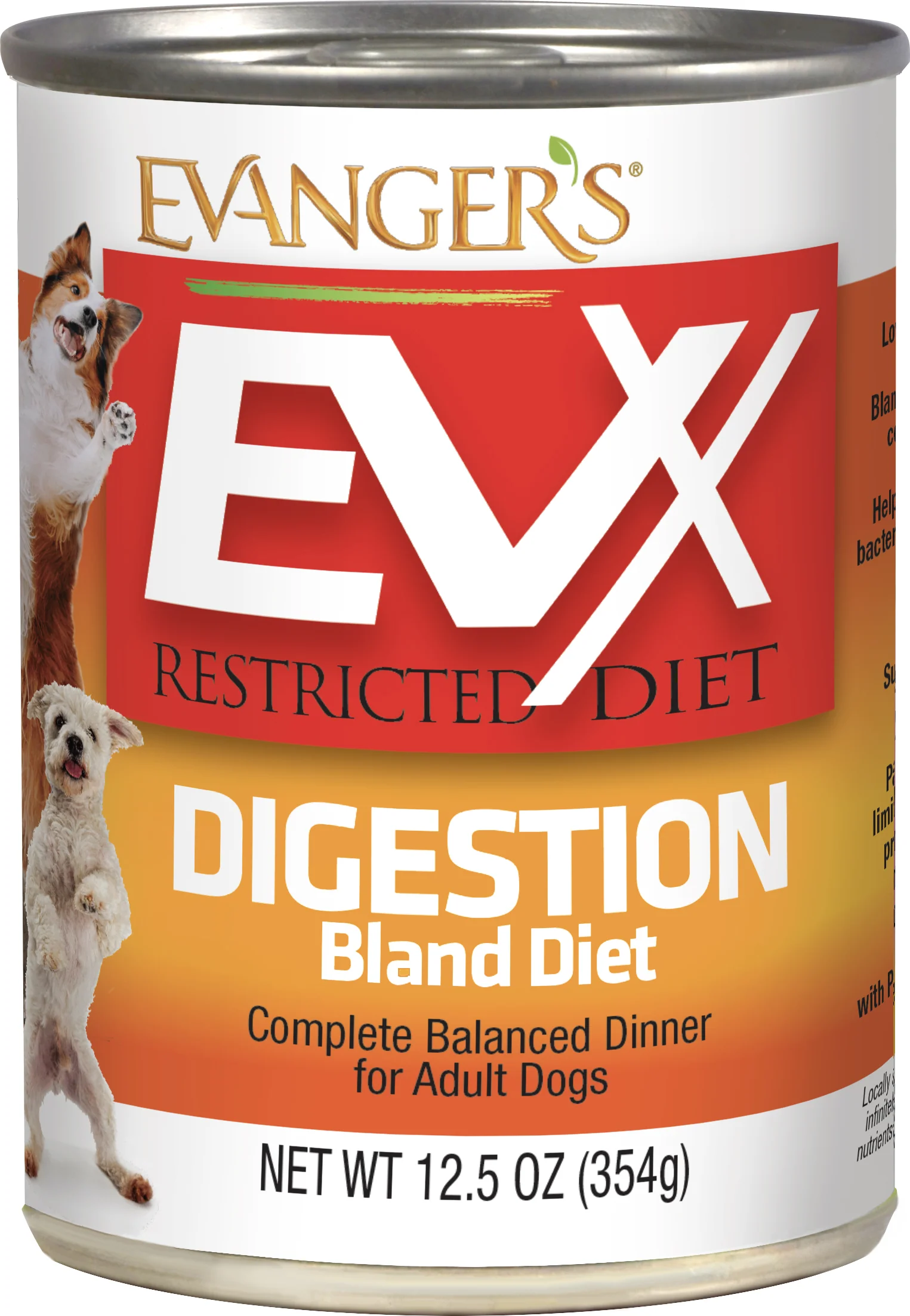 Evanger's EVx Restricted Diet Digestion Bland Diet Wet Dog Food 12ea/12.5 oz