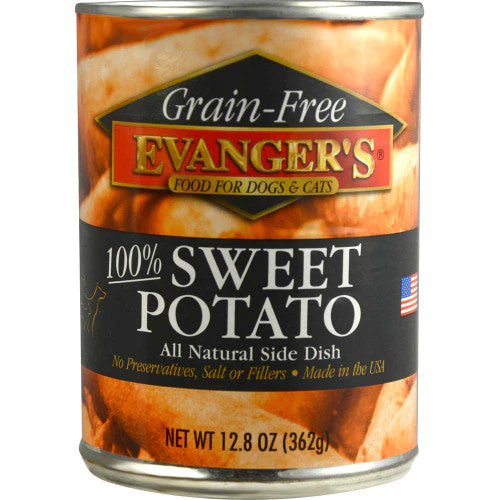 Evanger's Grain-Free Wet Dog & Cat Food Sweet Potato 12.8oz 12pk - Image 2