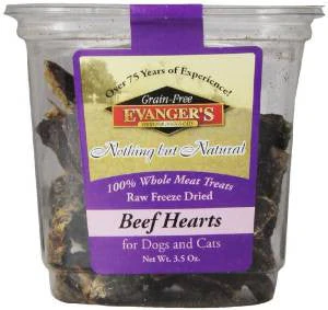 Evangers Natural Freeze Dried Beef Heart 3.5z {L+1}776361 - Image 2