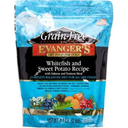 Evangers Whitefish and Sweet Potato Dry Food 4.4lb{L-1} 776053