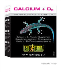 Exo Terra Reptile Calcium + Vit D3 3.2oz Pt1856{L+7} - Image 2