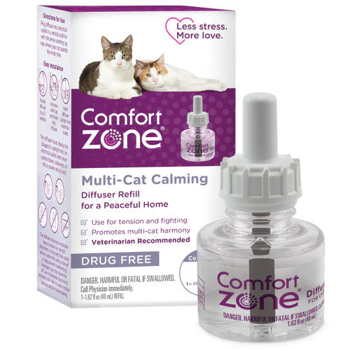 Comfort Zone Multicat Calming Diffuser Refill, 48 ml- 1 Refill, 30 day use 1 refill - Image 2