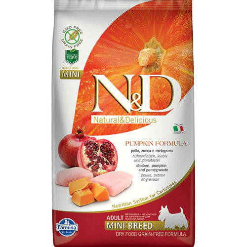 Farmina N&d Dog Pumpkin Chicken & Pomegranate Mini 15.4lb 010042 {L+1x} - Image 2