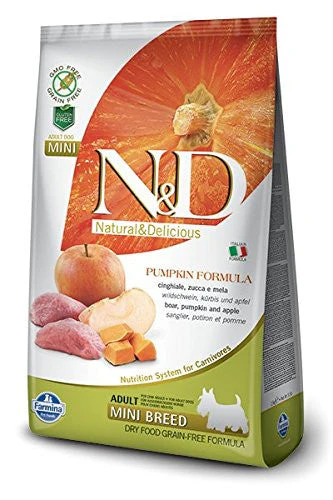 Farmina N&d Grain-free Pumpkin Boar & Apple Adult Dog Mini 5.5lb {L+1x}