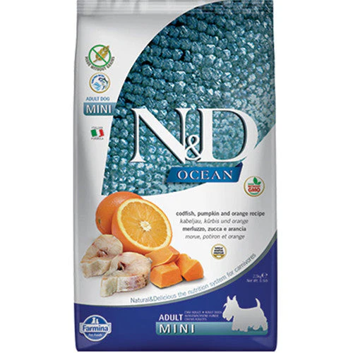 Farmina N&d Pumpkin Codfish & Orange Adult Dog Mini 5.5lb - Image 2