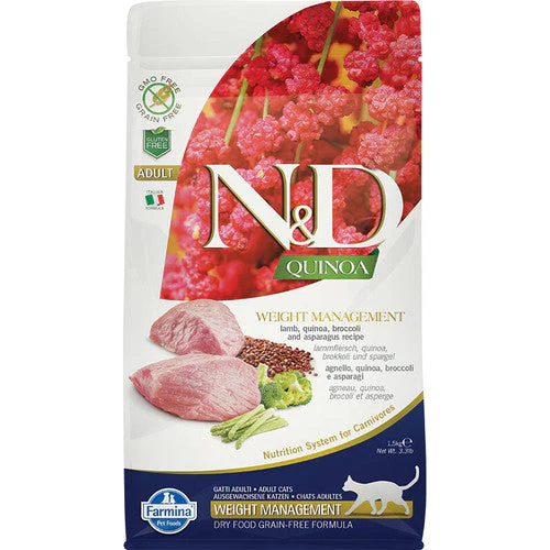 Farmina Quinoa Cat Weight Management Lamb 11lb - Image 2
