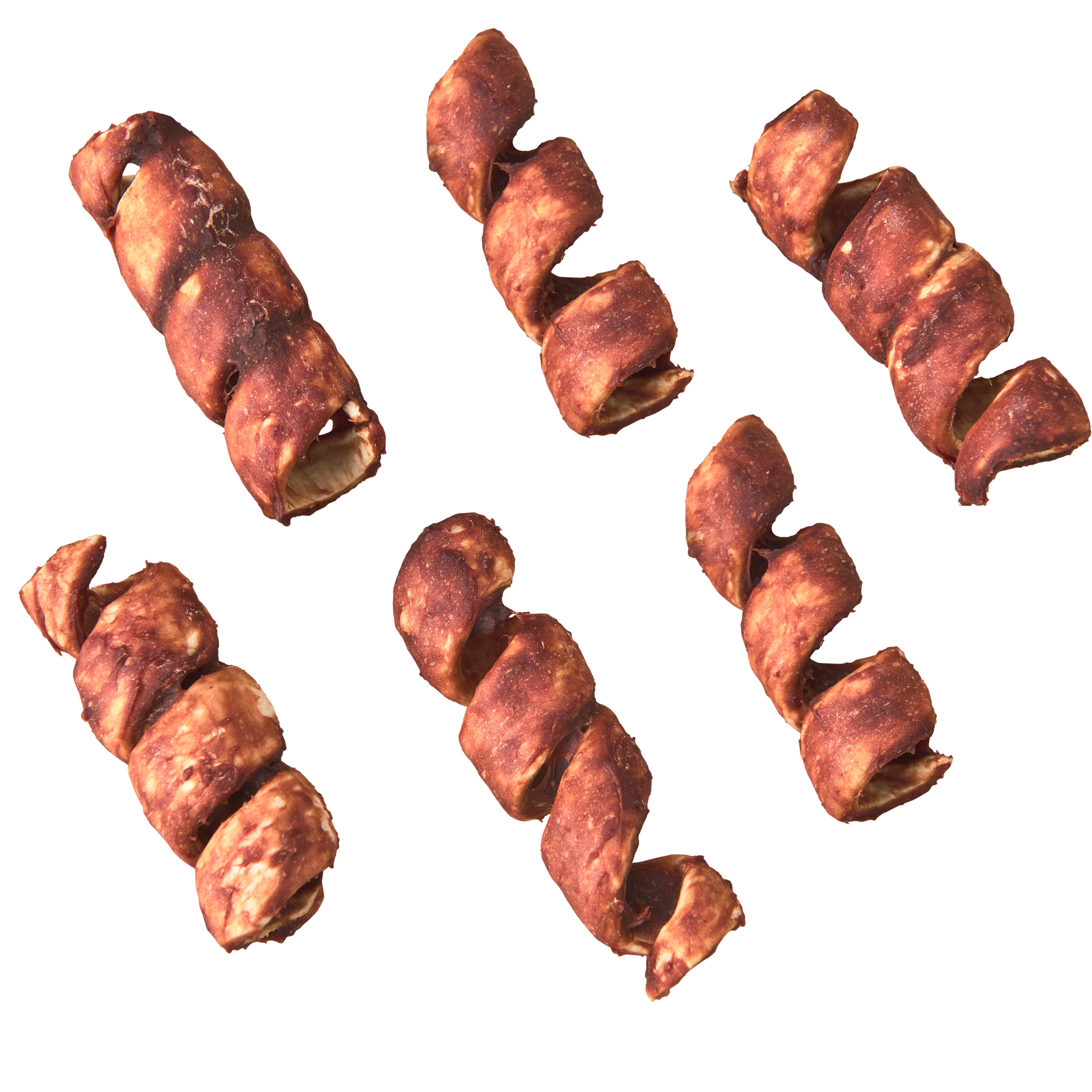 Fieldcrest Farms Nothin' to Hide Bully Spirals Dog Treats 3 in, 6 pk
