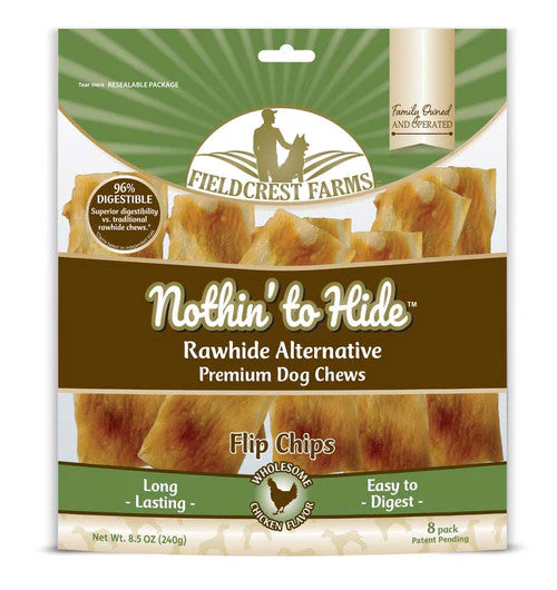 Fieldcrest Farms Nothin' To Hide Flip Chips Dog Treat Chicken 8.5 oz 8 pk - Image 2