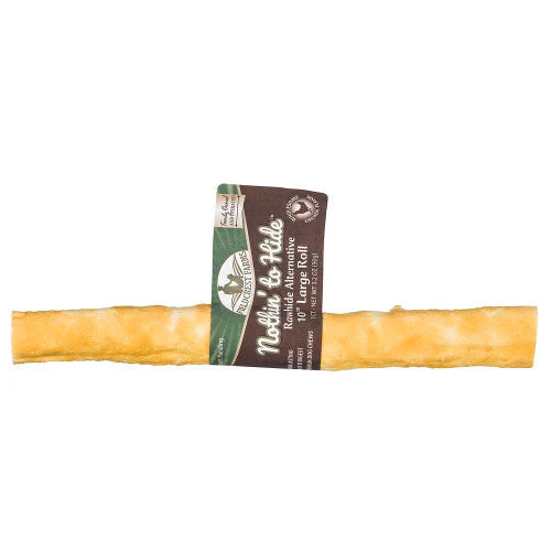Fieldcrest Farms Nothin' To Hide Roll Dog Treat Chicken 10in LG 1pk - Image 2