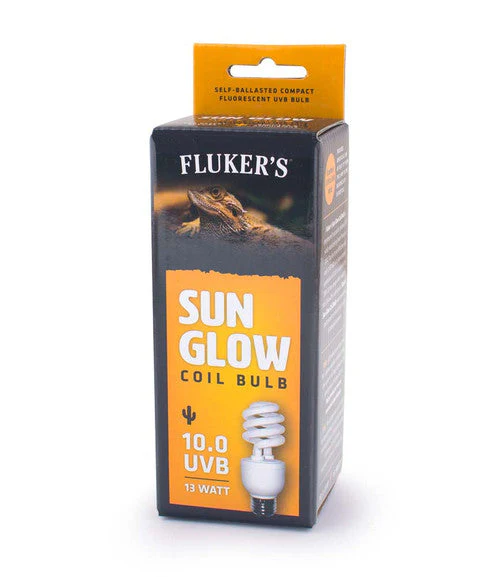 Fluker's Sun Glow 10.0 UVB Desert Coil Bulb White 13 Watt - Image 2