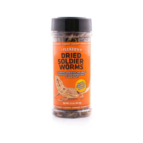 Fluker's Dried Soldier Worms 2.2 oz - Image 2