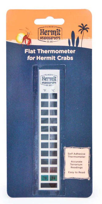 Fluker's Hermit Crab Flat Thermometer White - Image 2