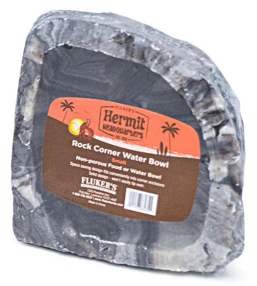Fluker's Hermit Crab Rock Corner Water Bowl Assorted 4in SM - Image 2