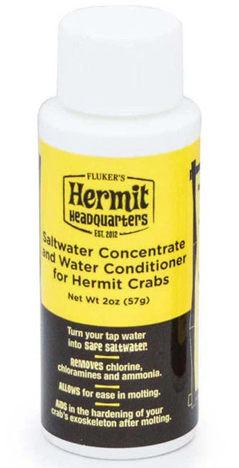 Fluker's Hermit Crab Saltwater Concentrate and Water Conditioner 2 oz - Image 2