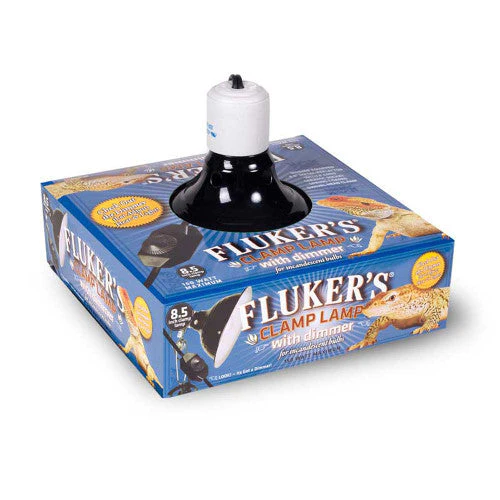 Fluker's Ceramic Repta-Clamp Lamp with Dimmer Switch Black 8.5 in - Image 2