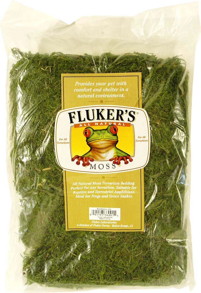 Fluker's All Natural Moss Bedding Substrate Green 8qt LG