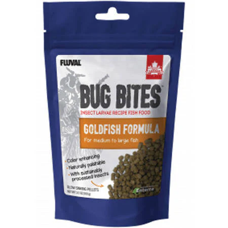 Fluval Bug Bites Medium Large Goldfish Pellets 3.53oz A6584{L+7} - Image 2