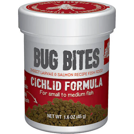 Fluval Bug Bites Small Medium Cichlid Granules 1.6oz A6580{L+7} - Image 2