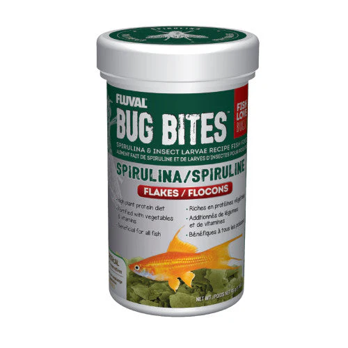 Fluval Bug Bites Spirulina Flakes 1.59 oz - Image 2