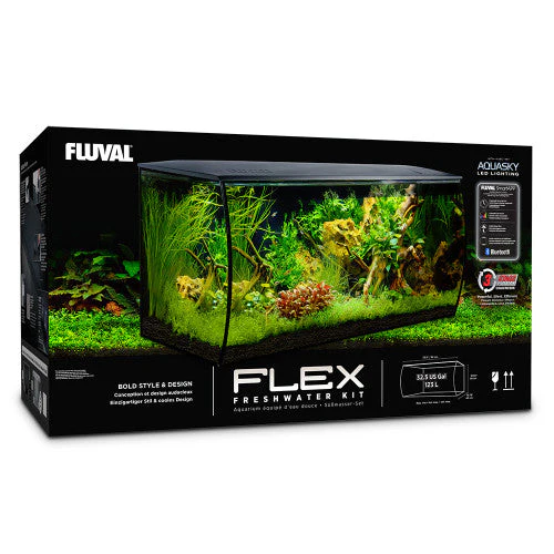 Fluval Flex 32.5 gal Aquarium Kit, Black SD-3 - Image 2