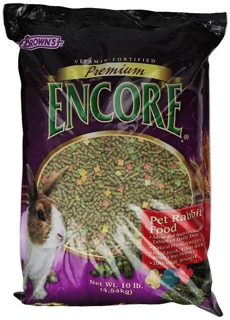 FM Brown's Encore Premium Rabbit Food 10lb {L+1}423307 (DD)