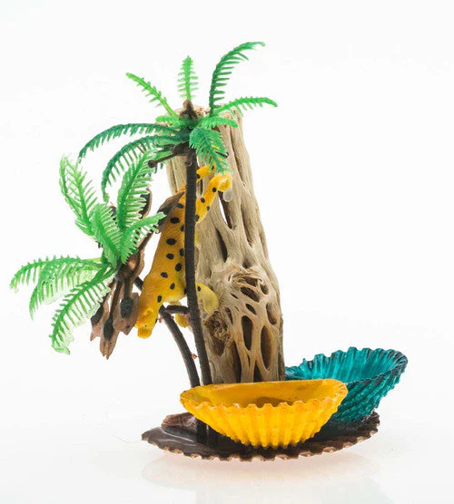 Florida Marine Research Colored Shellfeeder Stand with Palm Tree Multi-Color - Image 2