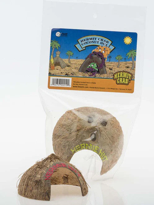 Florida Marine Research Hermit Crab Coconut Hut Brown SM - Image 2