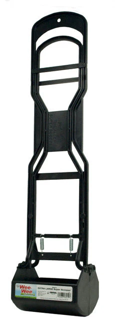 Four Paws Allen's Super Dog Scooper For Grass Plain Hard Surfaces Black 6" x 6.38" x 29" - Image 2