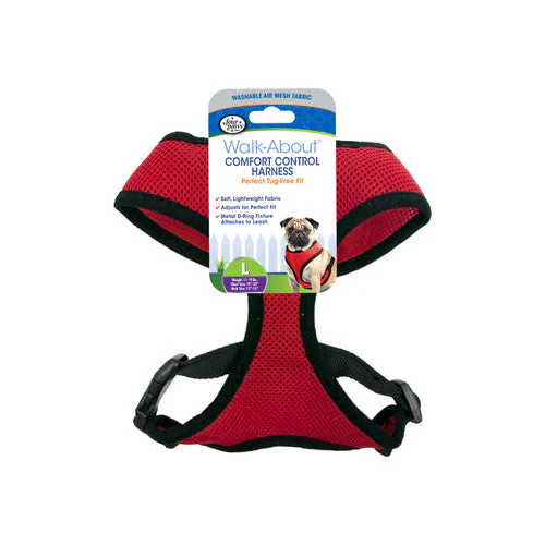 Four Paws Comfort Control Dog Harness Red Large - Image 2