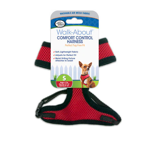 Four Paws Comfort Control Dog Harness Red Small - Image 2