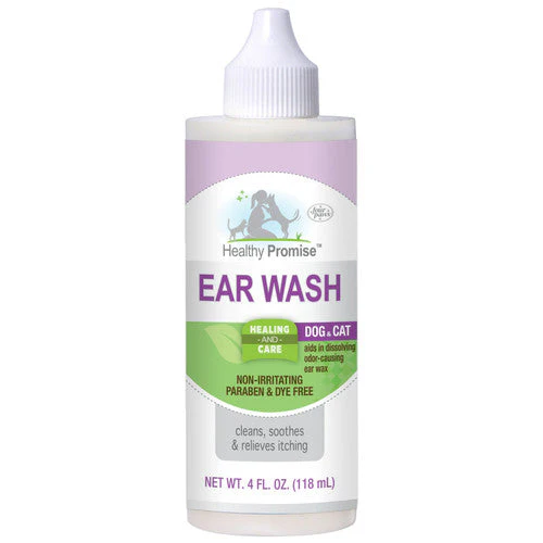 Four Paws Healthy Promise Pet Ear Wash for Dogs and Cats 4 oz. - Image 2
