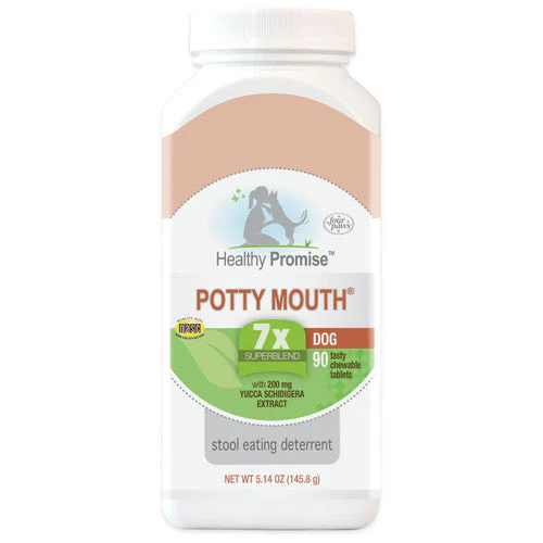 Four Paws Healthy Promise Potty Mouth Tablets - Coprophagia Stool Eating Deterrent for Dogs 90 Count - Image 2