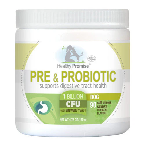 Four Paws Healthy Promise Pre and Probiotics for Dogs Soft Chews 90 Count - Image 2