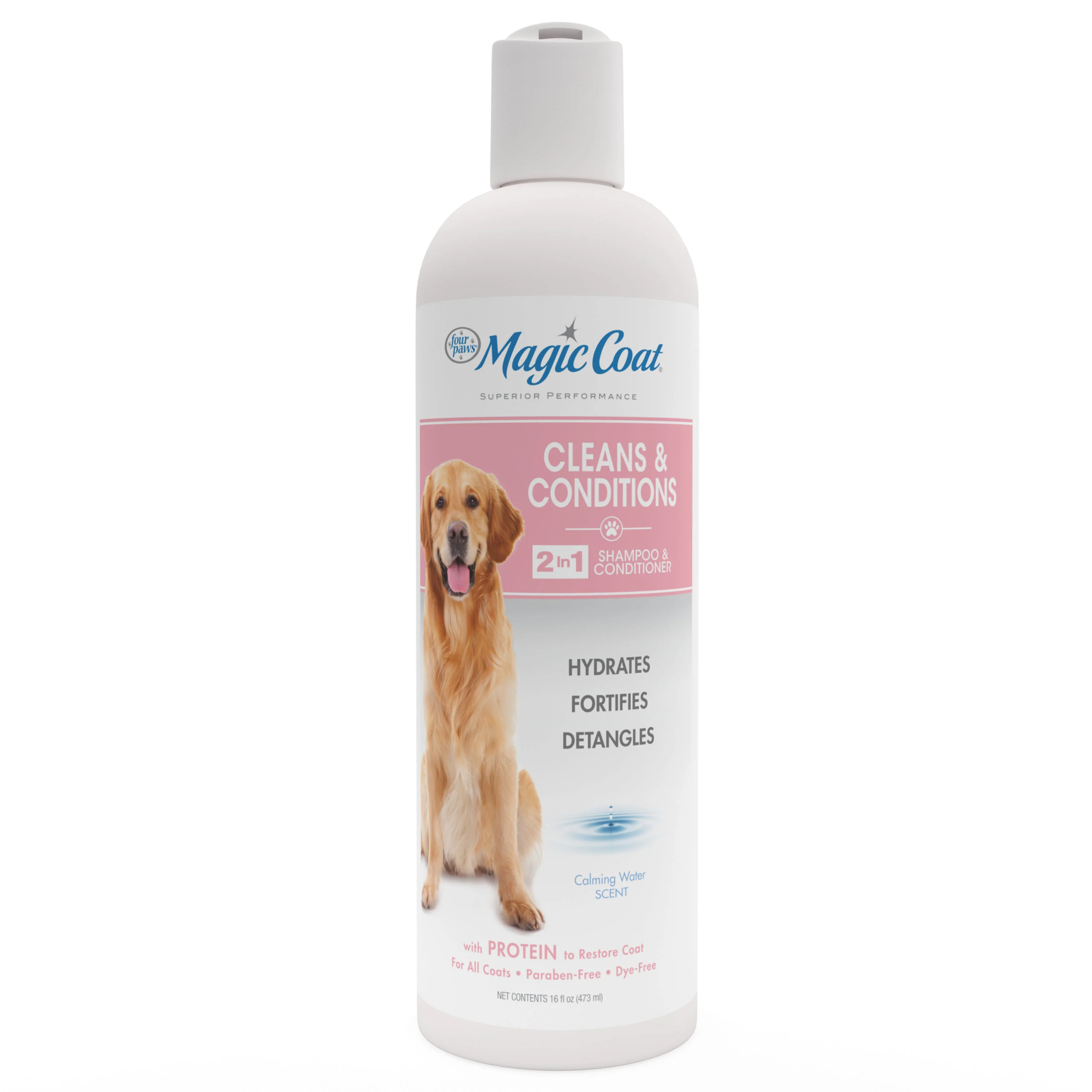 Four Paws Magic Coat Cleanse & Conditions 2-in-1 Dog Shampoo and Conditioner Calming Water 16 oz (1 ct)