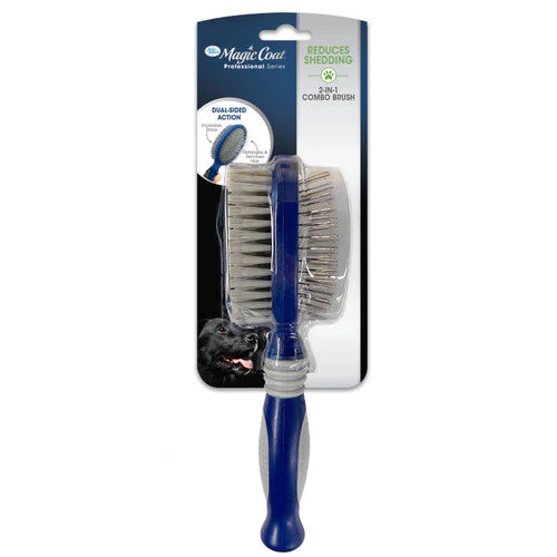 Four Paws Magic Coat Professional Series 2-in-1 Combo Pin and Bristle Dog Brush 2 in 1 One Size - Image 2