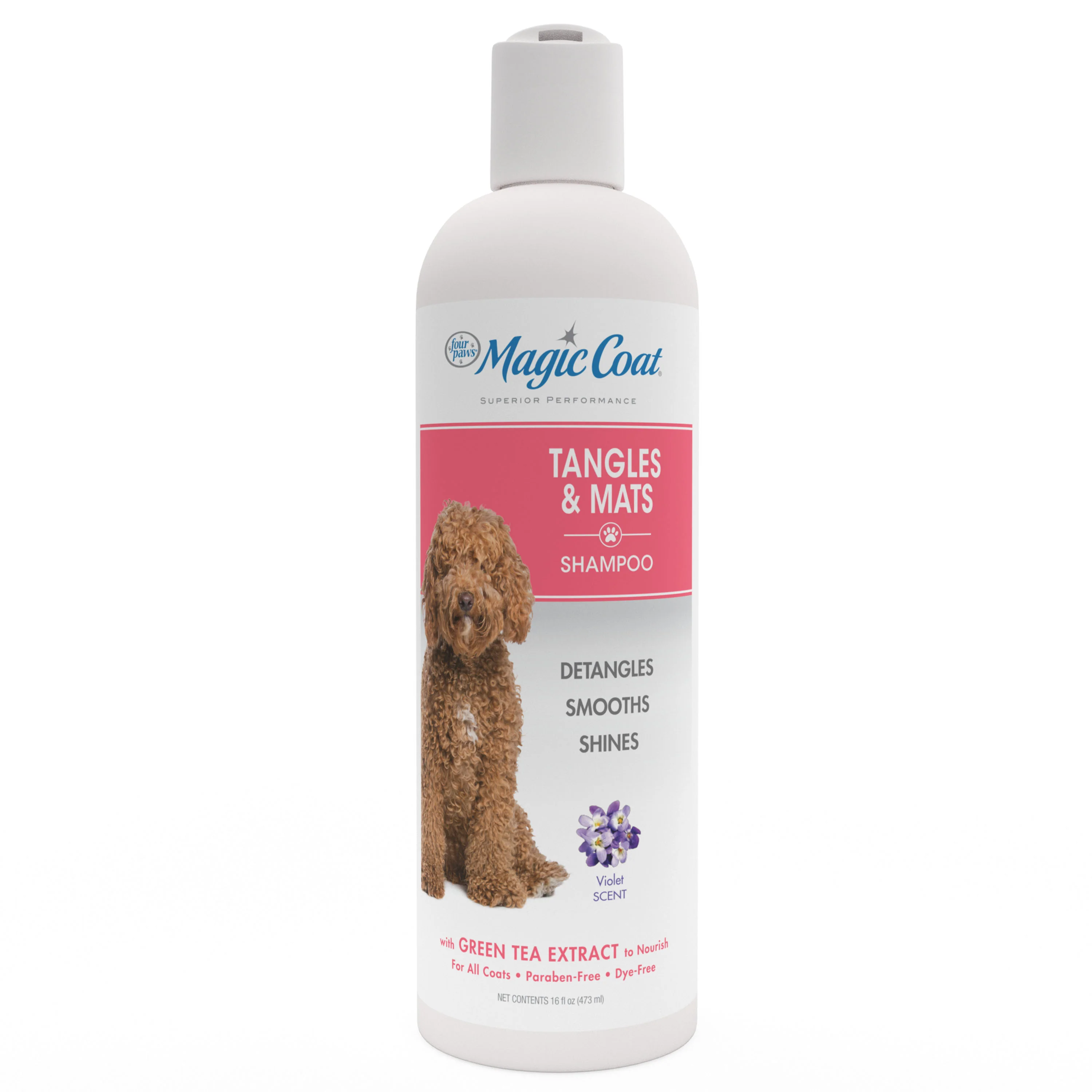 Four Paws Magic Coat Tangles & Mats Detangling Dog Shampoo Violet 16 oz (1 ct)