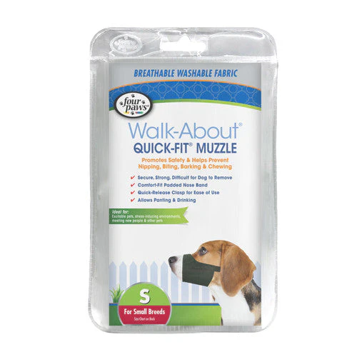 Four Paws Walk-About Quick-Fit Dog Muzzle 2 - Small - Image 2