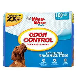 Four Paws Wee Wee Odor Control Pad 100ct 22x23 {L+1}456631 - Image 2